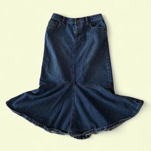 Ralph Lauren Blue Denim Pencil Skirt